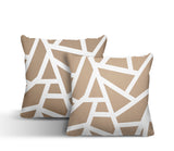 Clarion Abstract Reversible Indoor/Outdoor Square Pillow