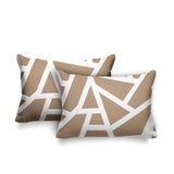 No Decorative Addition Outdoor Reversible Throw Rectangular Pillow