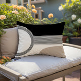 Cassie Abstract Outdoor Reversible Throw Rectangular Pillow