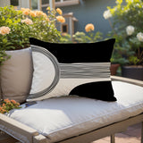Cassie Abstract Outdoor Reversible Throw Rectangular Pillow