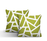 Clarion Abstract Reversible Indoor/Outdoor Square Pillow