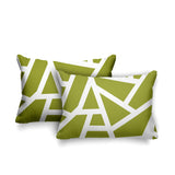 No Decorative Addition Outdoor Reversible Throw Rectangular Pillow