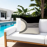 Clarion Abstract Spun Polyester Square Indoor/Outdoor Throw Pillow