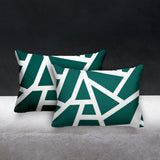 No Decorative Addition Outdoor Reversible Throw Rectangular Pillow