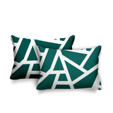 No Decorative Addition Outdoor Reversible Throw Rectangular Pillow
