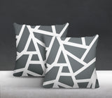 Clarion Abstract Reversible Indoor/Outdoor Square Pillow