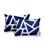 No Decorative Addition Outdoor Reversible Throw Rectangular Pillow