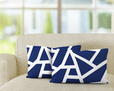 No Decorative Addition Outdoor Reversible Throw Rectangular Pillow
