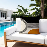 Clarion Abstract Spun Polyester Square Indoor/Outdoor Throw Pillow