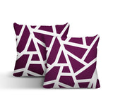 Clarion Abstract Reversible Indoor/Outdoor Square Pillow