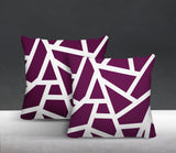 Clarion Abstract Reversible Indoor/Outdoor Square Pillow