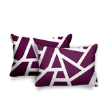 No Decorative Addition Outdoor Reversible Throw Rectangular Pillow