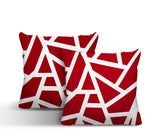 Clarion Abstract Reversible Indoor/Outdoor Square Pillow
