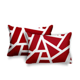 No Decorative Addition Outdoor Reversible Throw Rectangular Pillow