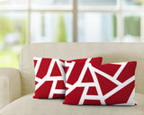 No Decorative Addition Outdoor Reversible Throw Rectangular Pillow