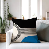 Clarion Abstract Spun Polyester Square Indoor/Outdoor Throw Pillow
