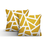 Clarion Abstract Reversible Indoor/Outdoor Square Pillow
