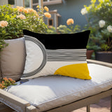 Cassie Abstract Outdoor Reversible Throw Rectangular Pillow