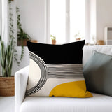 Clarion Abstract Spun Polyester Square Indoor/Outdoor Throw Pillow