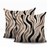 Clark Zebra Print Indoor/Outdoor Reversible Square Pillow