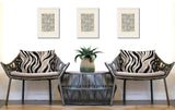 Clark Zebra Print Indoor/Outdoor Reversible Rectangular Pillow