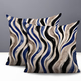 Clark Zebra Print Indoor/Outdoor Reversible Square Pillow