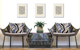 Clark Zebra Print Indoor/Outdoor Reversible Rectangular Pillow