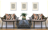 Clark Zebra Print Indoor/Outdoor Reversible Rectangular Pillow