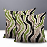 Clark Zebra Print Indoor/Outdoor Reversible Square Pillow