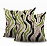 Clark Zebra Print Indoor/Outdoor Reversible Square Pillow