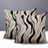 Clark Zebra Print Indoor/Outdoor Reversible Square Pillow