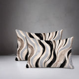 Clark Zebra Print Indoor/Outdoor Reversible Rectangular Pillow