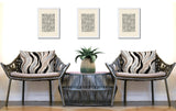 Clark Zebra Print Indoor/Outdoor Reversible Rectangular Pillow