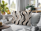 Clark Zebra Print Indoor/Outdoor Reversible Square Pillow