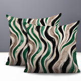 Clark Zebra Print Indoor/Outdoor Reversible Square Pillow