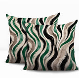 Clark Zebra Print Indoor/Outdoor Reversible Square Pillow
