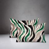 Clark Zebra Print Indoor/Outdoor Reversible Rectangular Pillow