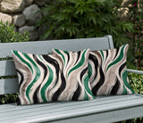 Clark Zebra Print Indoor/Outdoor Reversible Rectangular Pillow