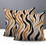 Clark Zebra Print Indoor/Outdoor Reversible Square Pillow