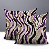 Clark Zebra Print Indoor/Outdoor Reversible Square Pillow