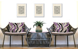 Clark Zebra Print Indoor/Outdoor Reversible Rectangular Pillow