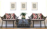 Clark Zebra Print Indoor/Outdoor Reversible Rectangular Pillow