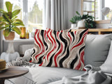 Clark Zebra Print Indoor/Outdoor Reversible Square Pillow