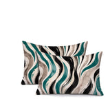 Clark Zebra Print Indoor/Outdoor Reversible Rectangular Pillow