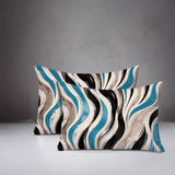 Clark Zebra Print Indoor/Outdoor Reversible Rectangular Pillow