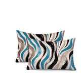 Clark Zebra Print Indoor/Outdoor Reversible Rectangular Pillow