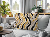 Clark Zebra Print Indoor/Outdoor Reversible Square Pillow