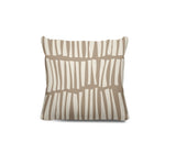Clayton Striped Spun Polyester Indoor/Outdoor Reversible Throw Pillow