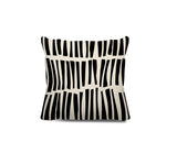Clayton Striped Spun Polyester Indoor/Outdoor Reversible Throw Pillow