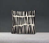 Clayton Striped Spun Polyester Indoor/Outdoor Reversible Throw Pillow